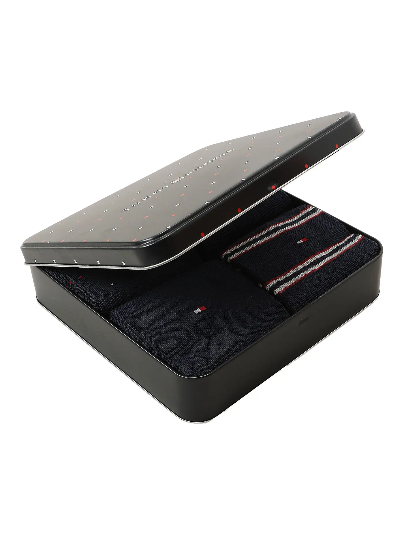 TOMMY HILFIGER | Socken Geschenkbox 4er Pkg black | blau